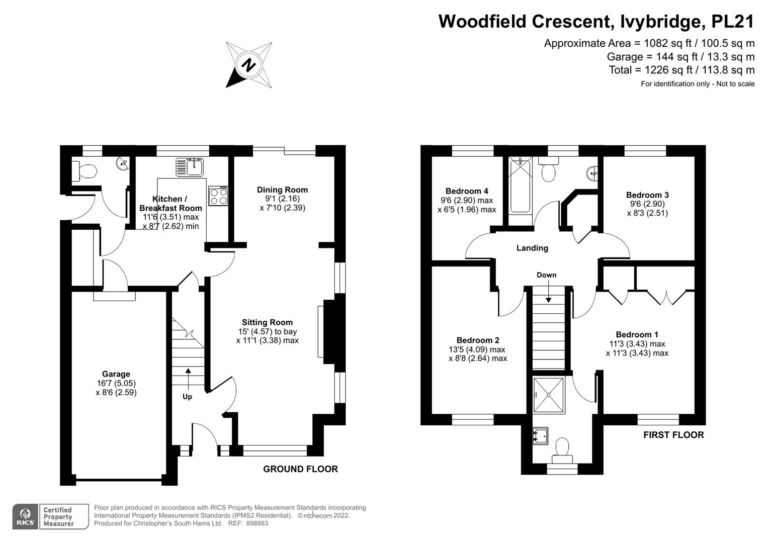 Woodfield Crescent, Ivybridge Christophers South Hams